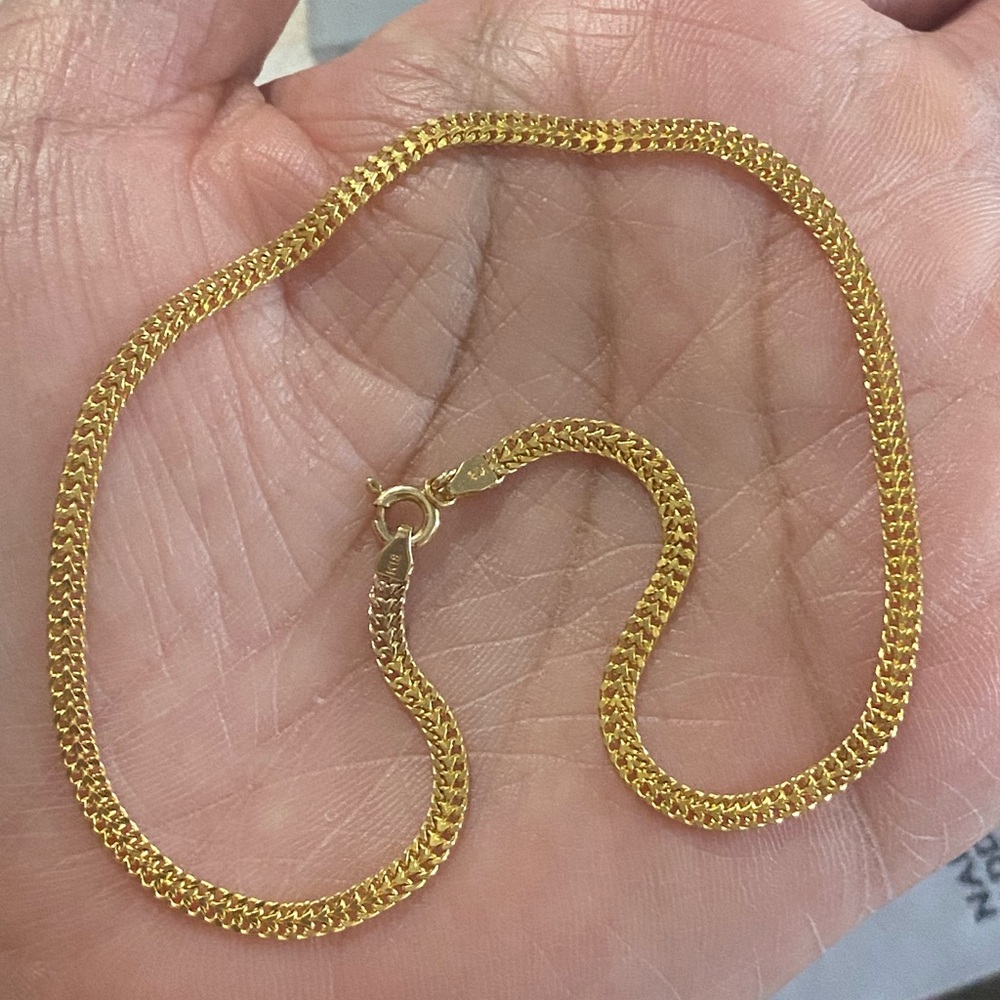 Real 18k Gold Anklet